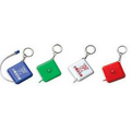 Square ABS Tape Measure with Key Holder